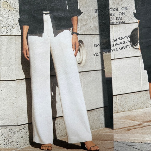 Vtg Vogue Anne Klein Pattern Jacket Skirt Pants Uncut Size 12 14 16 Semi Fitted - Picture 3 of 5